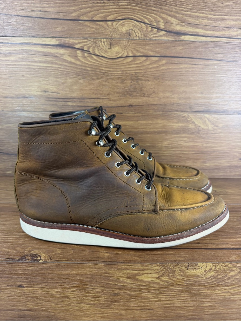 Thursday Boot Co Diplomat Boots Brown Leather Lace Up Shoes Men’s Size 11.5